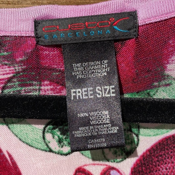 Custo Barcelona Viscose Long Sleeve Blouse - Free Size - Picture 6 of 7